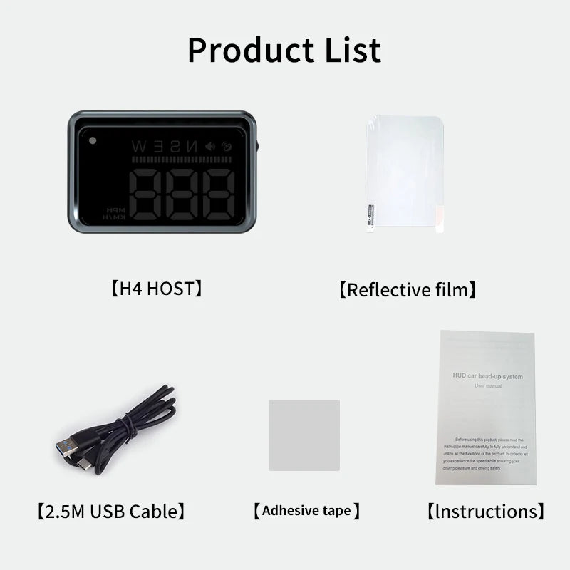 SpeedView HUD KM/H,MPH